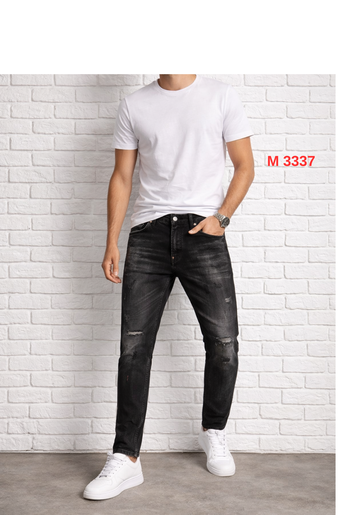 DSQUARED2 Erkek Dar Kesim Siyah Kot